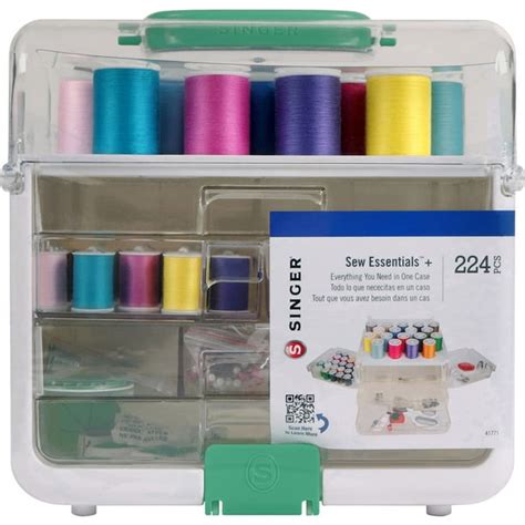 SINGER Sew Essentials+ Sewing Kit, 224 Piece - Walmart.com - Walmart.com