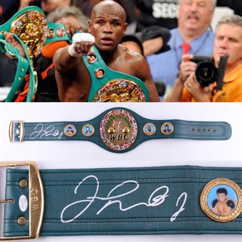 Floyd Mayweather Jr. Signed WBC Championship Belt (JSA COA) | Pristine ...