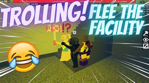 ROBLOX Flee the Facility FUNNY TROLLING! - YouTube