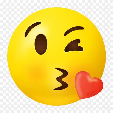 Kissing face emoji on transparent background PNG - Similar PNG