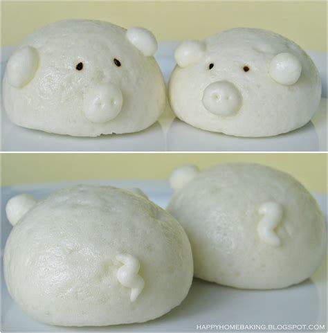 Happy Home Baking: Fun with Steamed Buns | Steamed buns, Steam buns ...