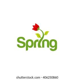 Spring Logo Template Stock Vector (Royalty Free) 406250860 | Shutterstock