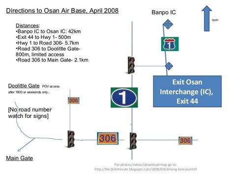 Osan Air Base Map