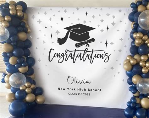 Graduation Backdrop 2023 Graduation Photo Backdrop Class of - Etsy UK