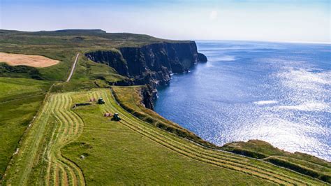 Aerial View of The Cliffs | Doolin Tourism | Co. Clare | Irelands Wild ...