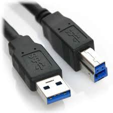 10ft USB Cable A-B 3.0 Black