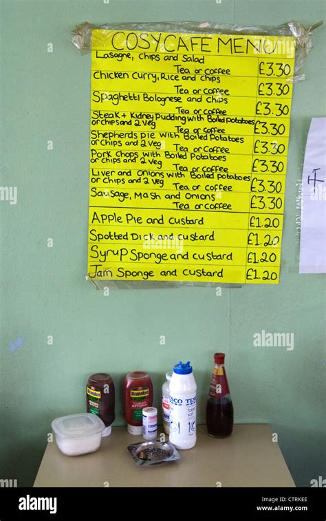 Greasy Spoon Menu