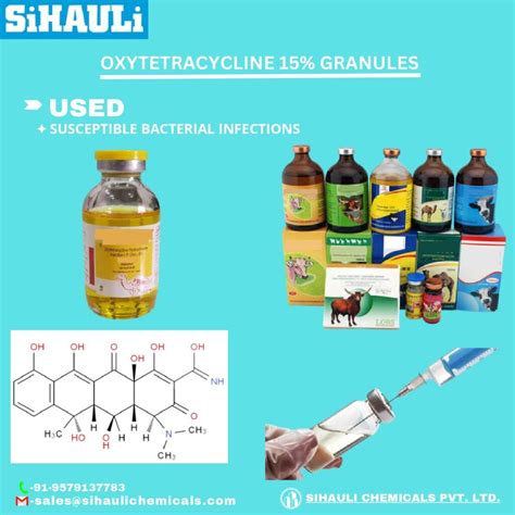 Oxytetracycline 15% Granules Manufacturers In India - Sihauli Chemicals Private Limited