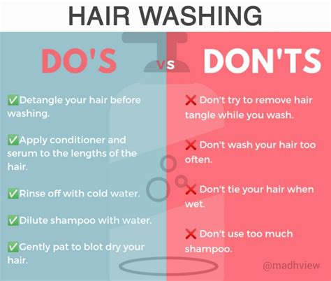 Hair Washing Tips | Do's and Don'ts | Washing hair, Hair care wash, Wash oily hair