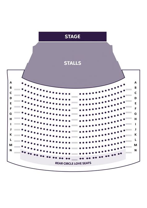 Royal Court Theatre Seating Plan | Elcho Table