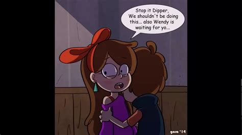 Dipper kisses Mabel - YouTube