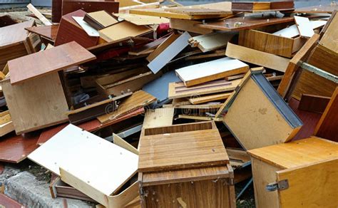 Old Broken Wooden Furniture on Waste Dump Site Stock Photo - Image of high, broken: 194154704