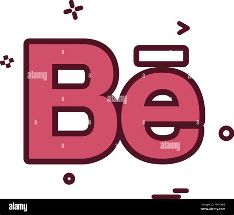 Behance icon design vector Stock Vector Image & Art - Alamy