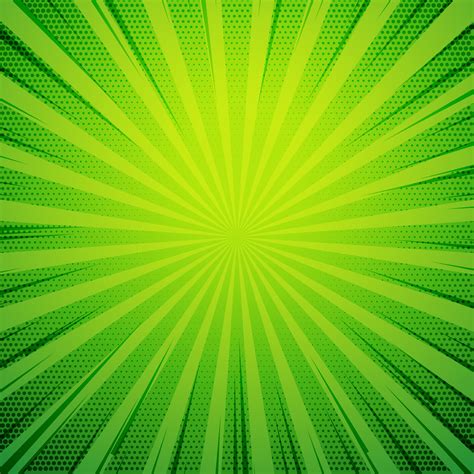 green pop art comic book style retro background with exploding r - Download Free Vector Art ...