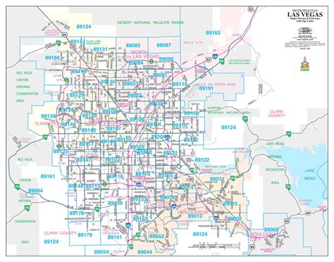 Map Of Las Vegas Streets - Coastal Map World