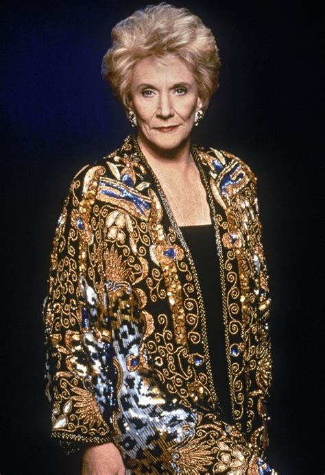 American actress Jeanne Cooper stars as Katherine Chancellor in the ...