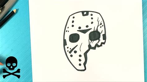 Jason Mask Drawing