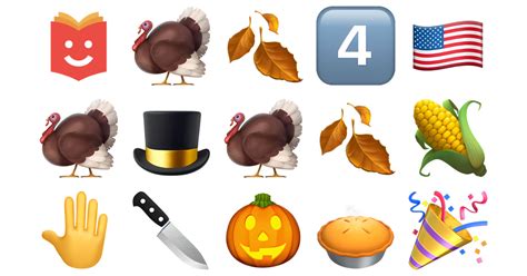 🦃 Thanksgiving Day Emojis 🍗 🧑🏾‍🤝‍🧑🏻 — Copy & Paste!