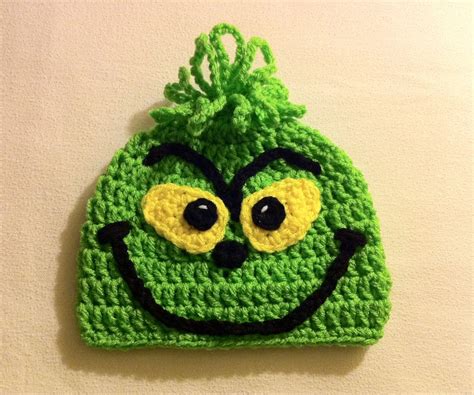 THE GRINCH Crochet Hat Beanie | Etsy