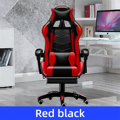 ICON E-sport chair Leather Gaming Chair Ergonomic Office Computer Chair ...