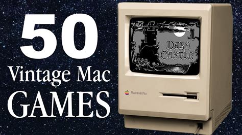 50 Vintage Mac Games in 15 Minutes! (Black & White 68K Macintosh Games ...