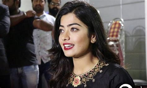 "There Are Enough Kisses in Dear Comrade," Rashmika Mandanna