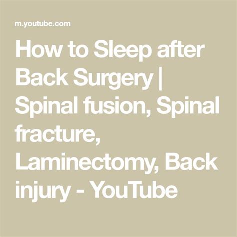 Pin on Spinal surgery