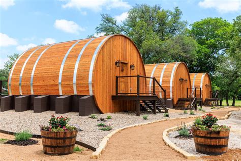 Wine Barrel Cabins in Fredericksburg TX