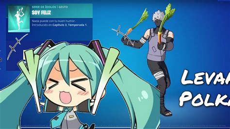 Hatsune Miku levan polka "SOY FELIZ" LLEGA A FORTNITE - YouTube