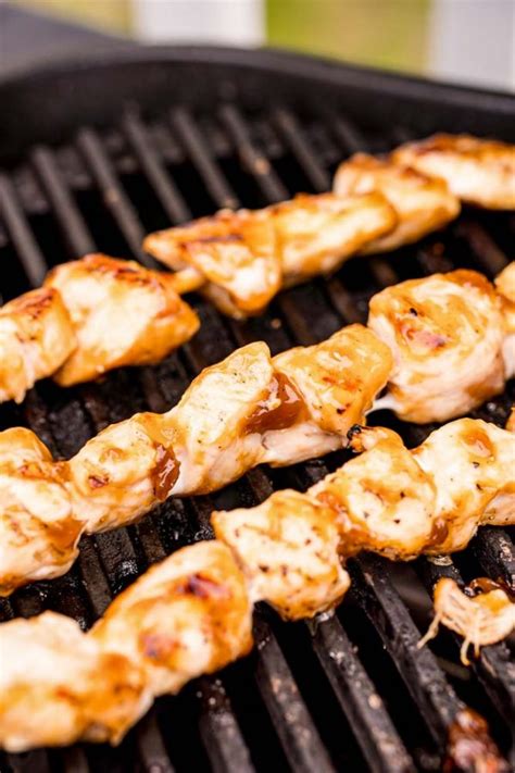 Grilled Chicken Skewers Recipe (With Pineapple Teriyaki Sauce)