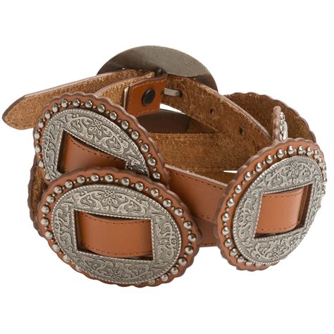 Dan Post Concho Leather Belt (For Women) - Save 49%