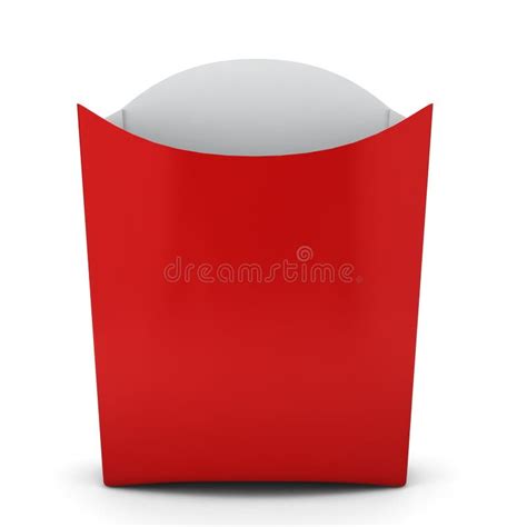 French fries container stock illustration. Illustration of object ...