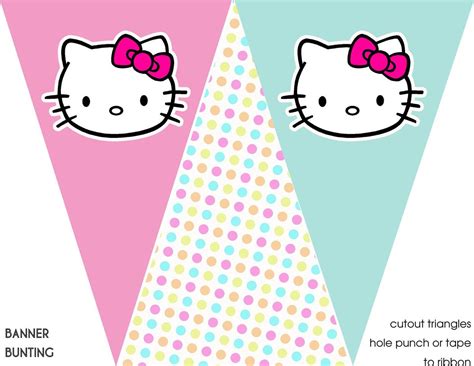 Hello Kitty Banner Printable