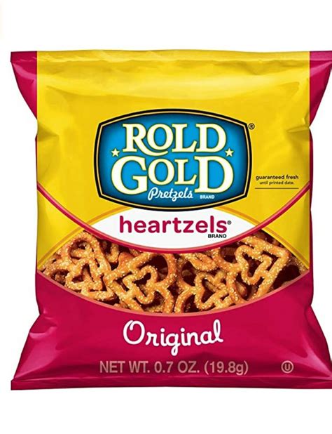 Rold Gold Heartzels Heart Shaped Pretzels, 0.7 Ounce (Pack of 104 ...