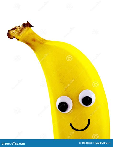 Banana With Smiley Face Royalty-Free Stock Photo | CartoonDealer.com ...