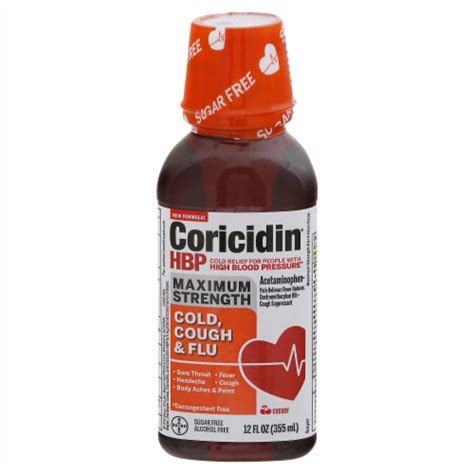 Coricidin® Maximum Strength Cold Cough & Flu Medicine, 12 fl oz - Kroger