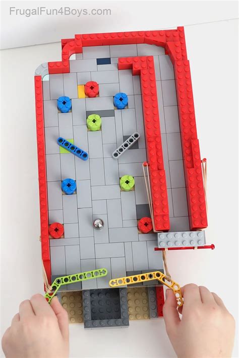 Use your LEGO bricks to build your own LEGO pinball machine! This is a fun building project that ...