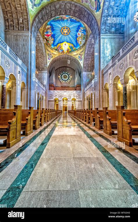 Basilica of national shrine immaculate conception hi-res stock ...