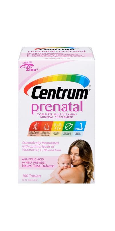 Buy Centrum Prenatal Complete Multivitamin at Well.ca | Free Shipping ...