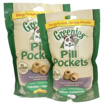 Pill Pockets Allergy - Roasted Duck and Pea | VetRxDirect