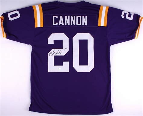 Billy Cannon Signed LSU Jersey Inscribed "H.O.F." & "Heisman Trophy 1959" (JSA COA) | Pristine ...