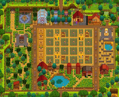 Download HD Took - Stardew Valley Farm Layout Junimo Hut Transparent PNG Image - NicePNG.com