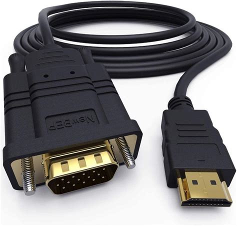 11C 7531 (NEW) HDMI to VGA Cable HDMI Male to VGA Male D-SUB 15 Pin M/M Video Adapter Support ...