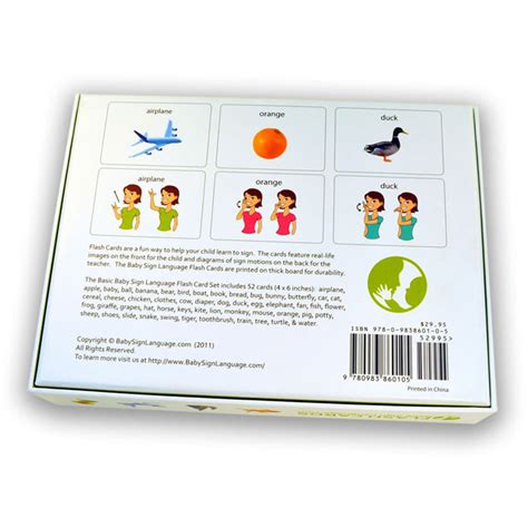 Baby Sign Language Flash Cards