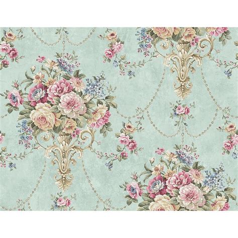 Blue Floral Victorian Wallpapers on WallpaperDog