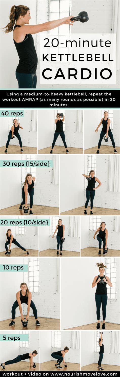 15 Minute Kettlebell Workout For Beginners - WorkoutWalls