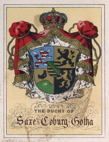 The Coat of Arms of The Duchy of Saxe Coburg Gotha #14359716 Poster