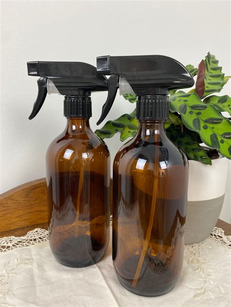 Amber 500ml Spray Bottle 2 Pack – GroundedLife