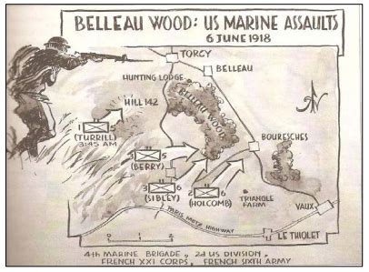 Battle Of Belleau Wood Map - bmp-fisticuffs