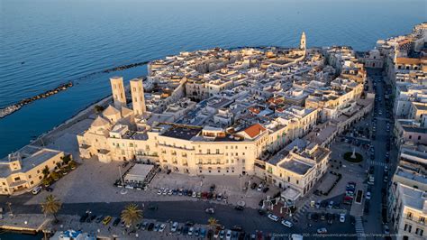 Il centro storico di Molfetta, vista aerea